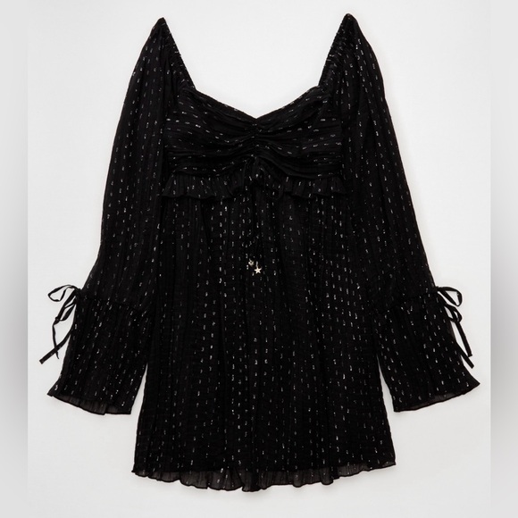 American Eagle Outfitters Dresses & Skirts - American Eagle Black Swiss Dot Dress | Size Small NWOT